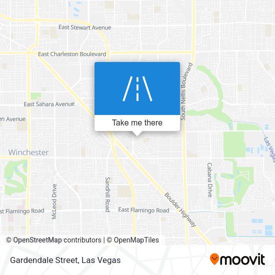 Mapa de Gardendale Street