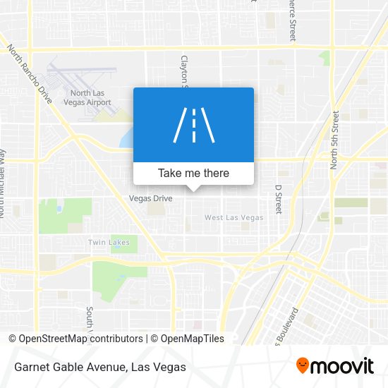 Mapa de Garnet Gable Avenue