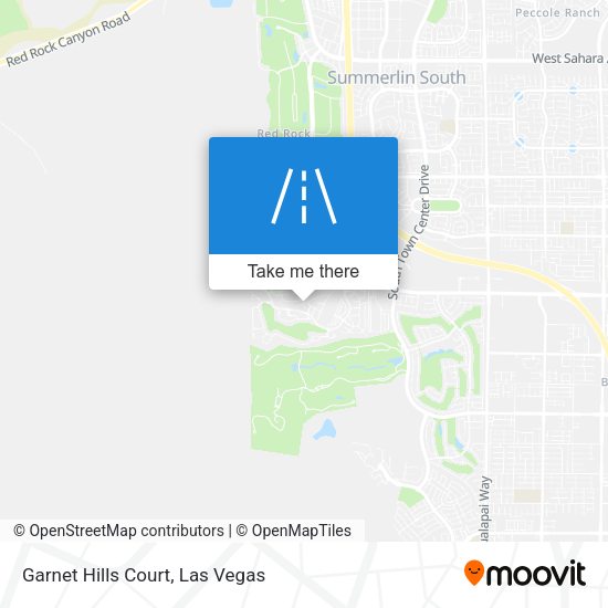 Garnet Hills Court map