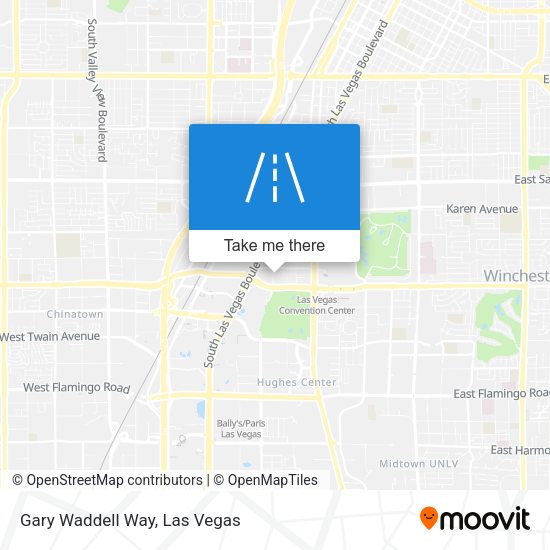 Gary Waddell Way map