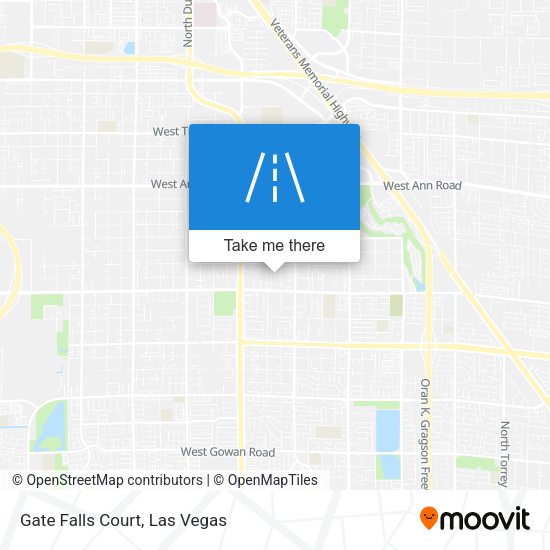 Gate Falls Court map