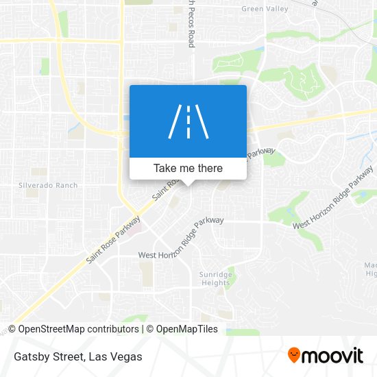 Mapa de Gatsby Street