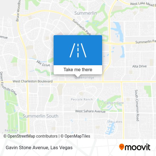 Gavin Stone Avenue map