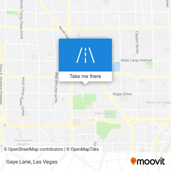 Gaye Lane map