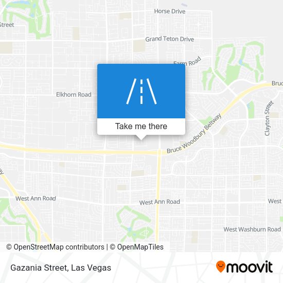 Mapa de Gazania Street