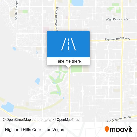 Mapa de Highland Hills Court