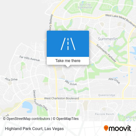 Mapa de Highland Park Court