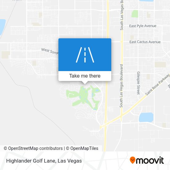 Mapa de Highlander Golf Lane