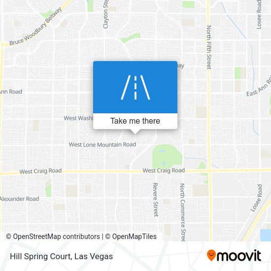 Mapa de Hill Spring Court