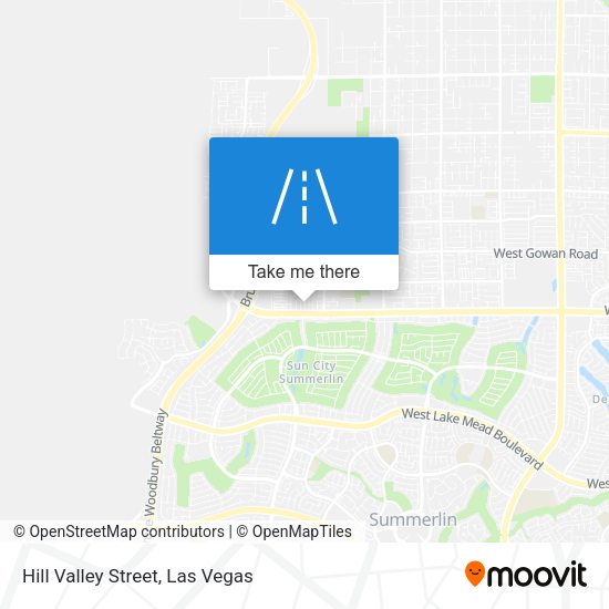 Hill Valley Street map