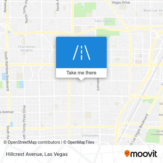 Mapa de Hillcrest Avenue