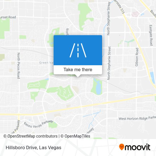Mapa de Hillsboro Drive
