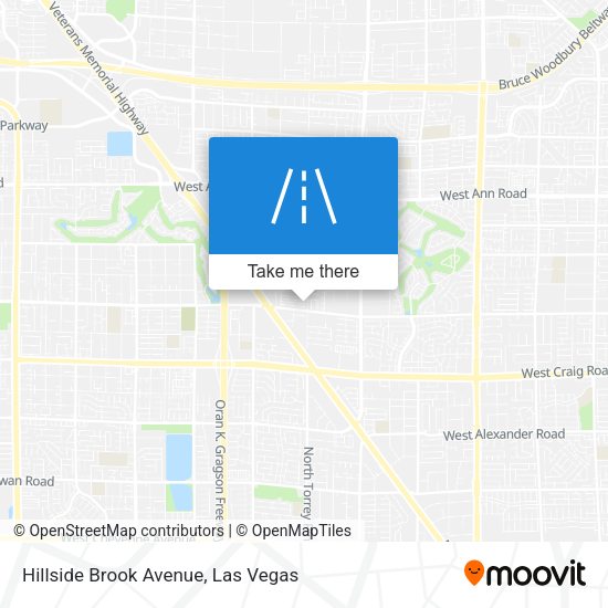 Mapa de Hillside Brook Avenue