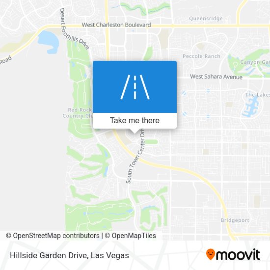 Hillside Garden Drive map