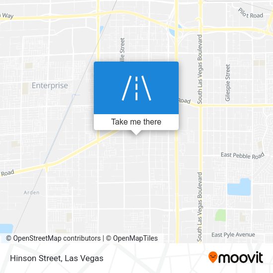 Mapa de Hinson Street