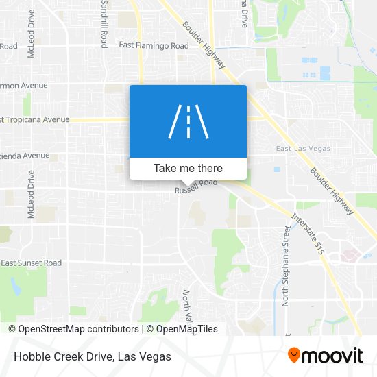 Mapa de Hobble Creek Drive
