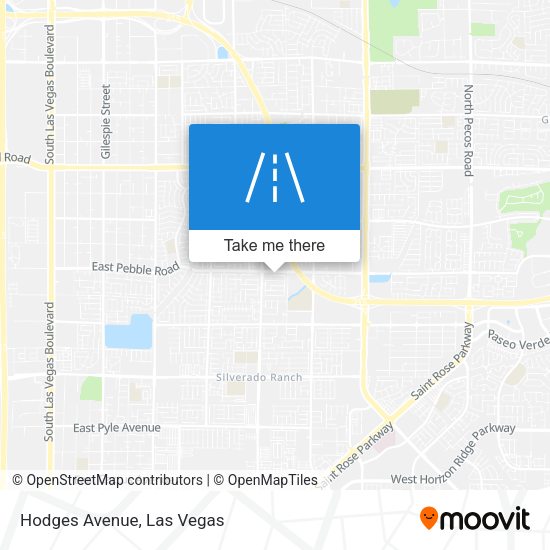 Mapa de Hodges Avenue