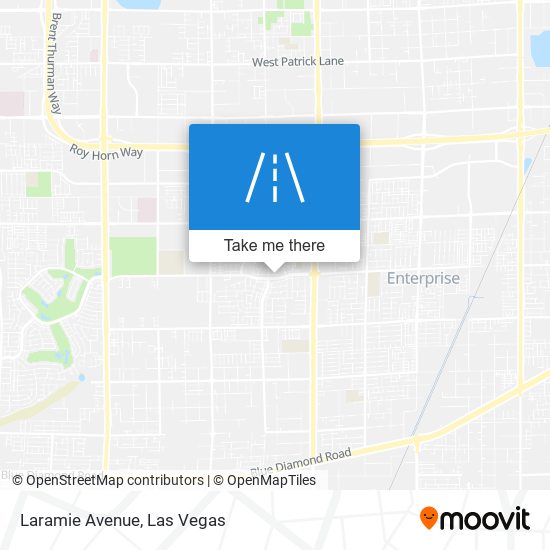 Laramie Avenue map