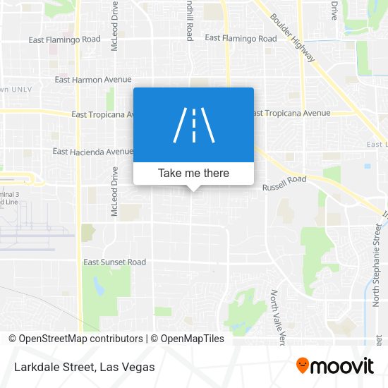 Mapa de Larkdale Street