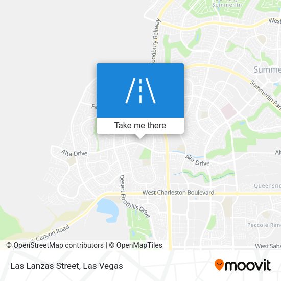 Mapa de Las Lanzas Street