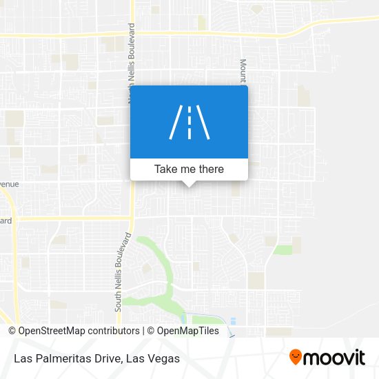 Mapa de Las Palmeritas Drive