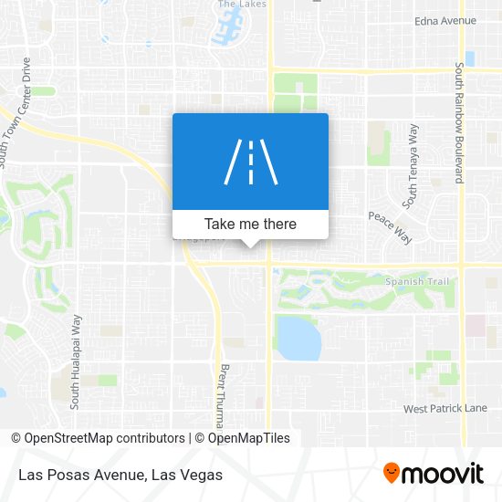 Las Posas Avenue map