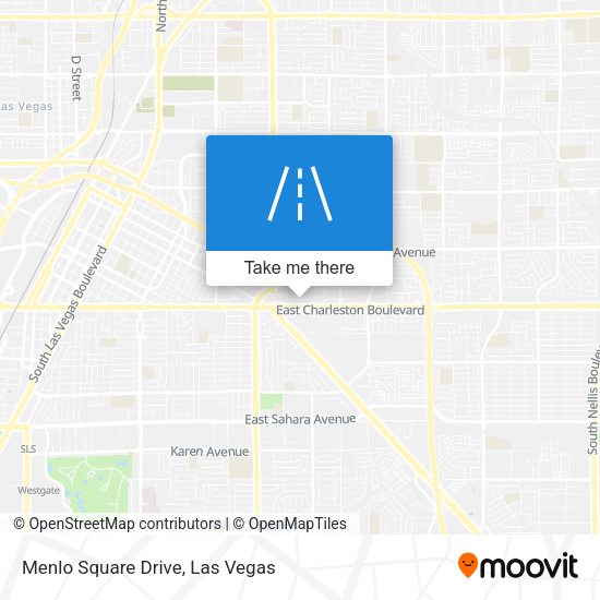 Menlo Square Drive map