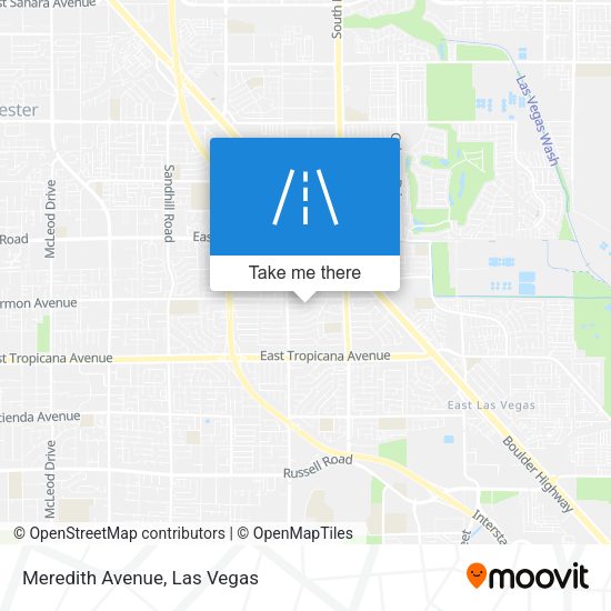Meredith Avenue map