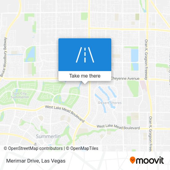 Merimar Drive map