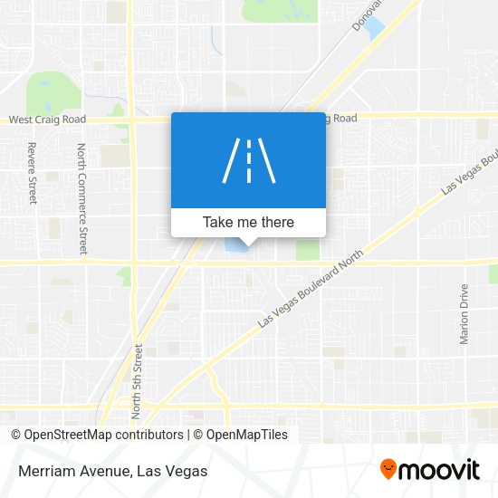 Mapa de Merriam Avenue