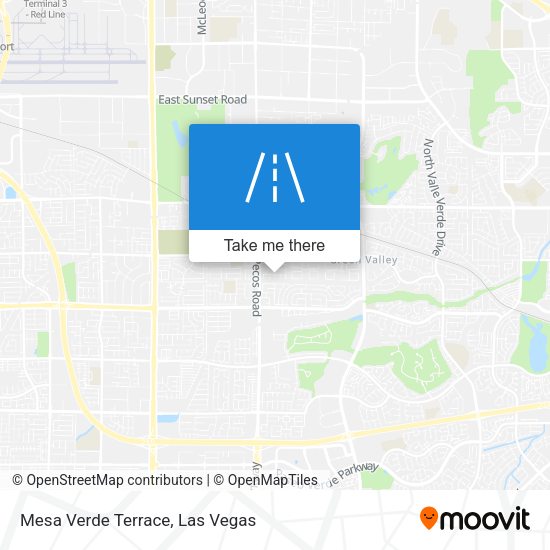 Mesa Verde Terrace map