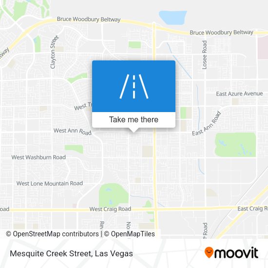 Mapa de Mesquite Creek Street
