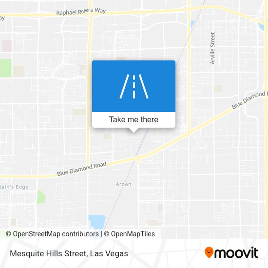 Mapa de Mesquite Hills Street
