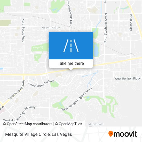 Mesquite Village Circle map