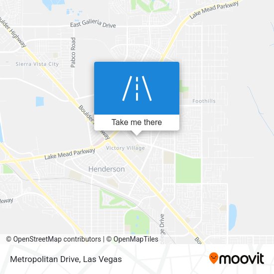 Metropolitan Drive map