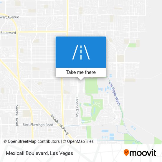 Mapa de Mexicali Boulevard