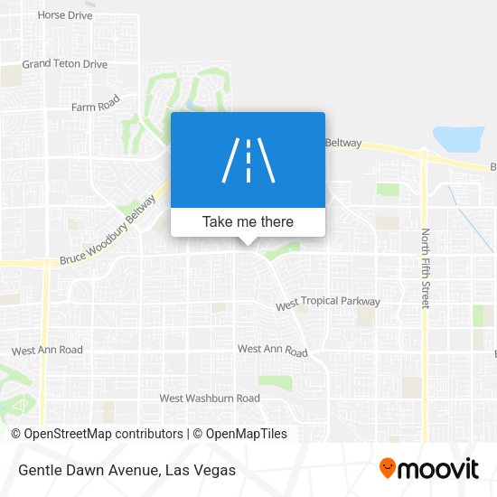 Gentle Dawn Avenue map