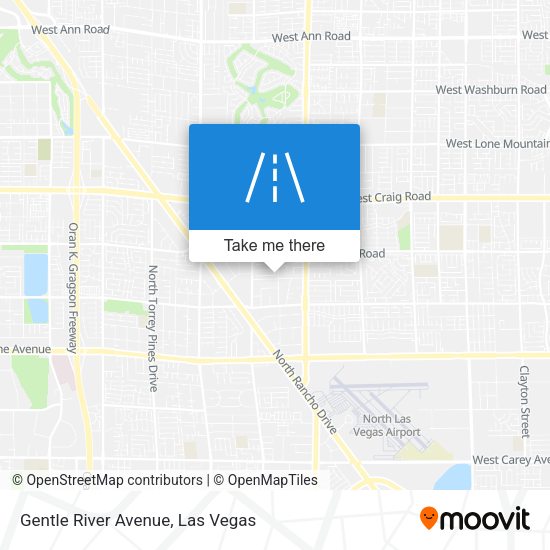 Gentle River Avenue map