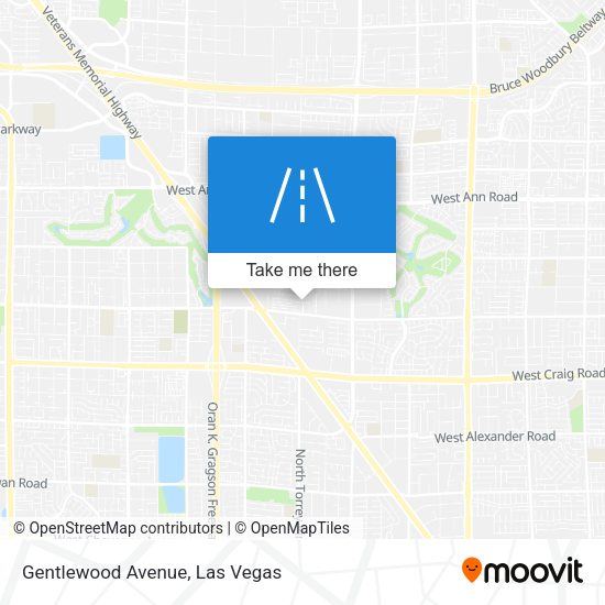 Gentlewood Avenue map