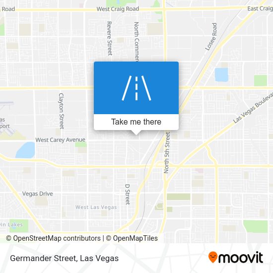 Germander Street map