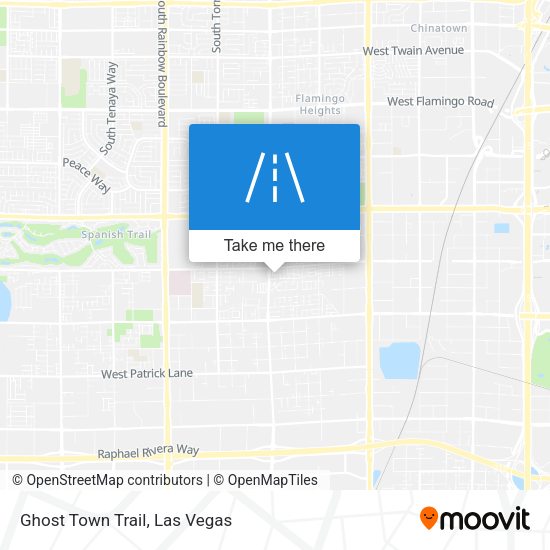 Mapa de Ghost Town Trail