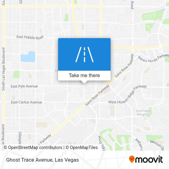 Ghost Trace Avenue map