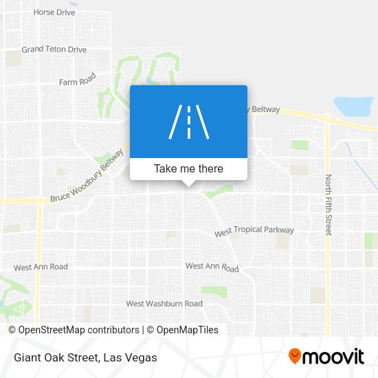 Mapa de Giant Oak Street
