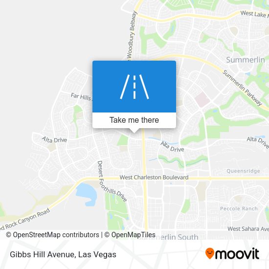 Gibbs Hill Avenue map