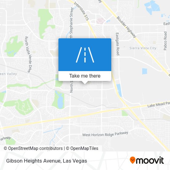 Gibson Heights Avenue map
