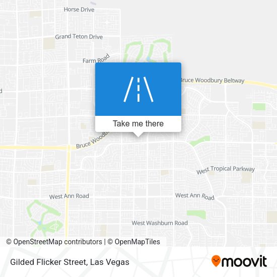 Gilded Flicker Street map