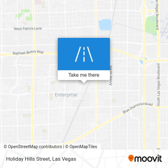 Mapa de Holiday Hills Street
