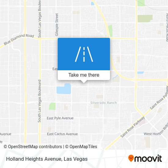 Holland Heights Avenue map