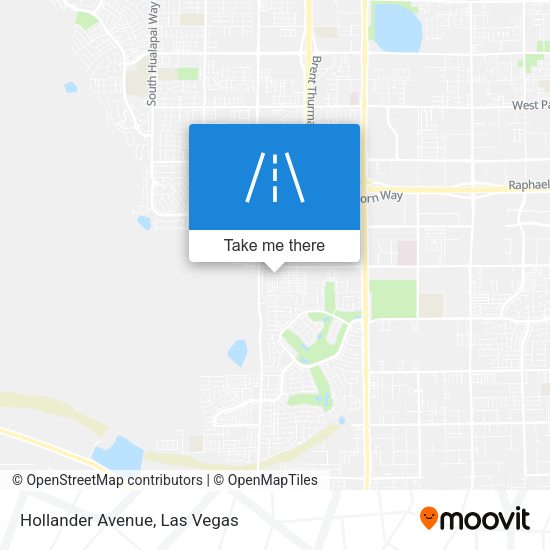 Hollander Avenue map