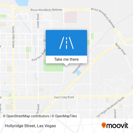 Hollyridge Street map